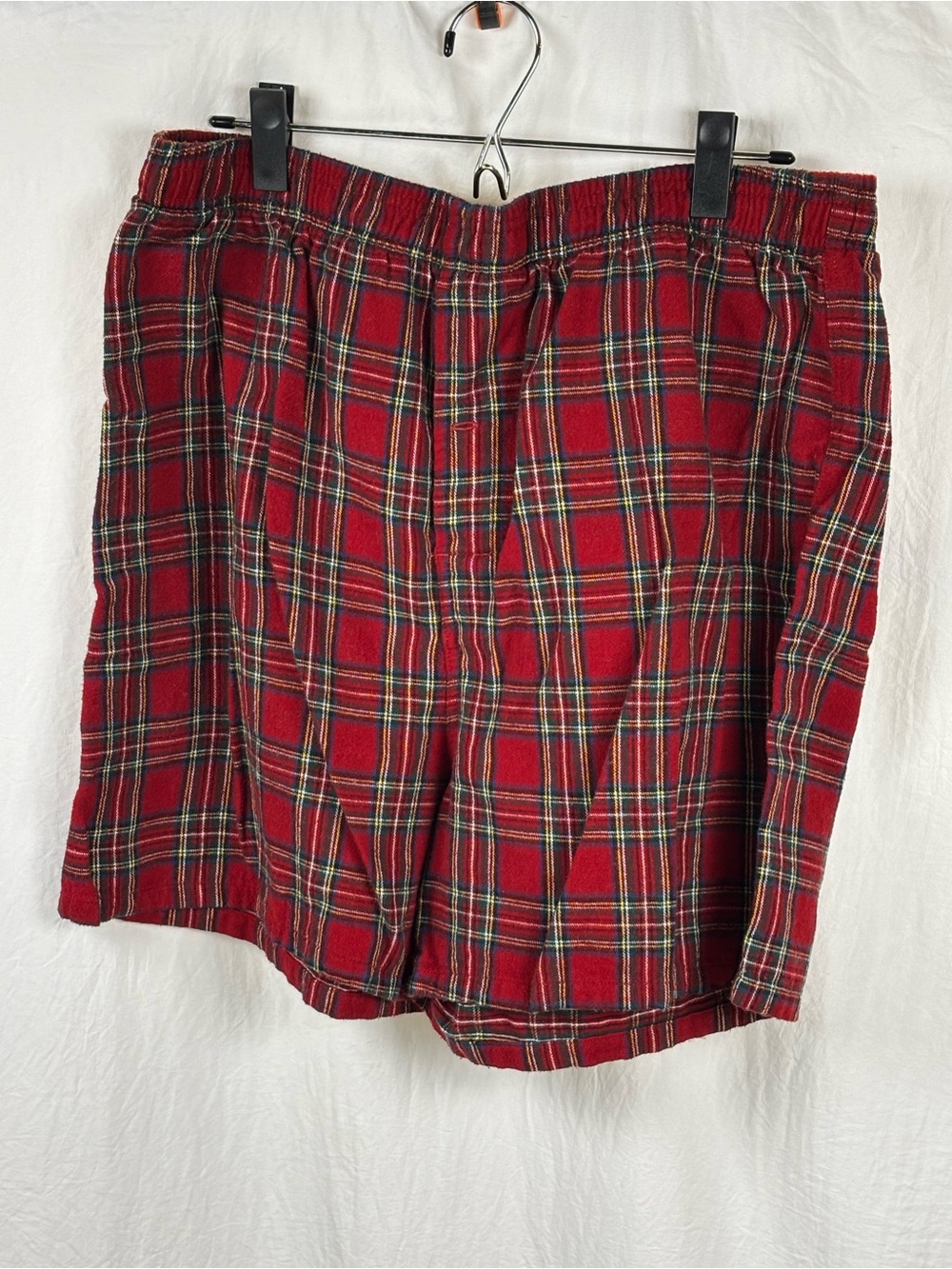 L.L. Bean Red Plaid Shorts boxers XXL Men’s Shorts